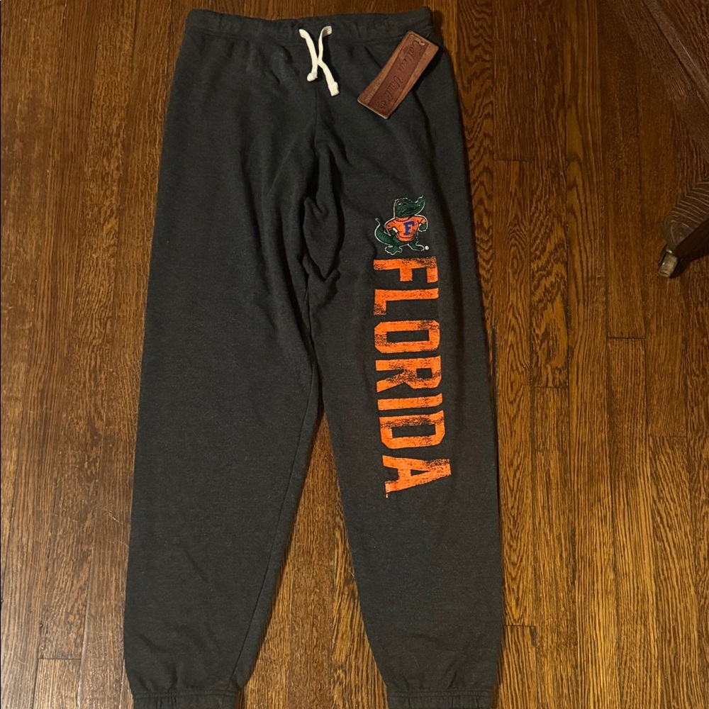 The Retro Brand, Florida Graphic Charcoal Women's Sweatpants, Size L